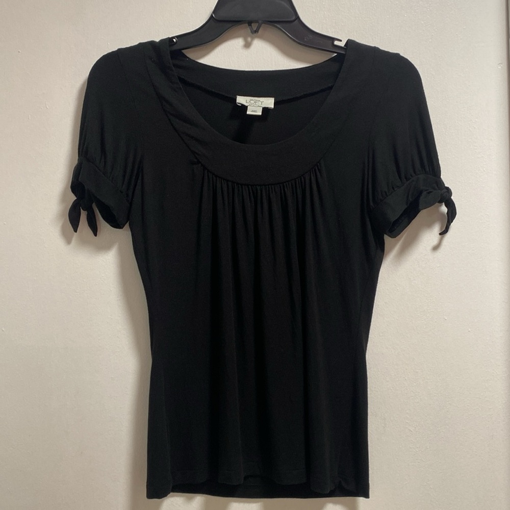 Loft Petite Black Top